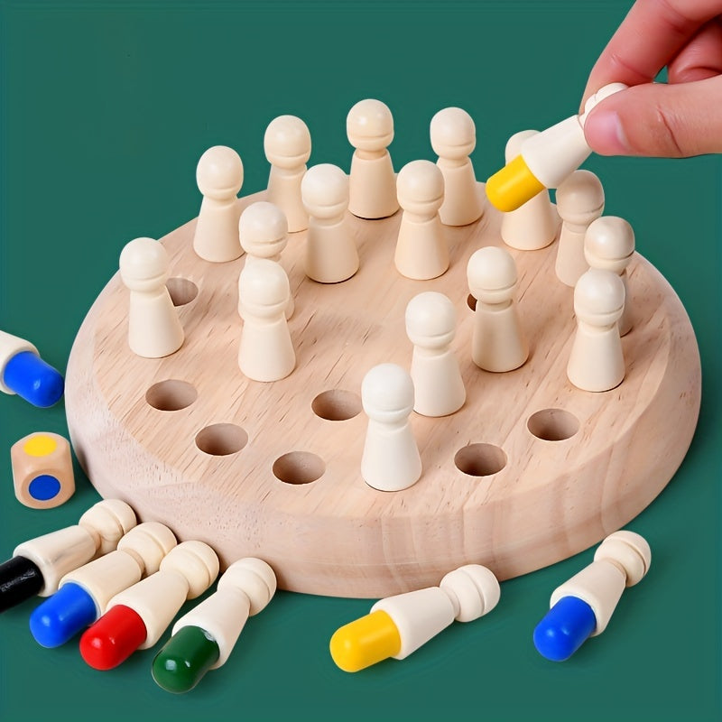 Holz Memory Spiel – Logikspass für Kinder