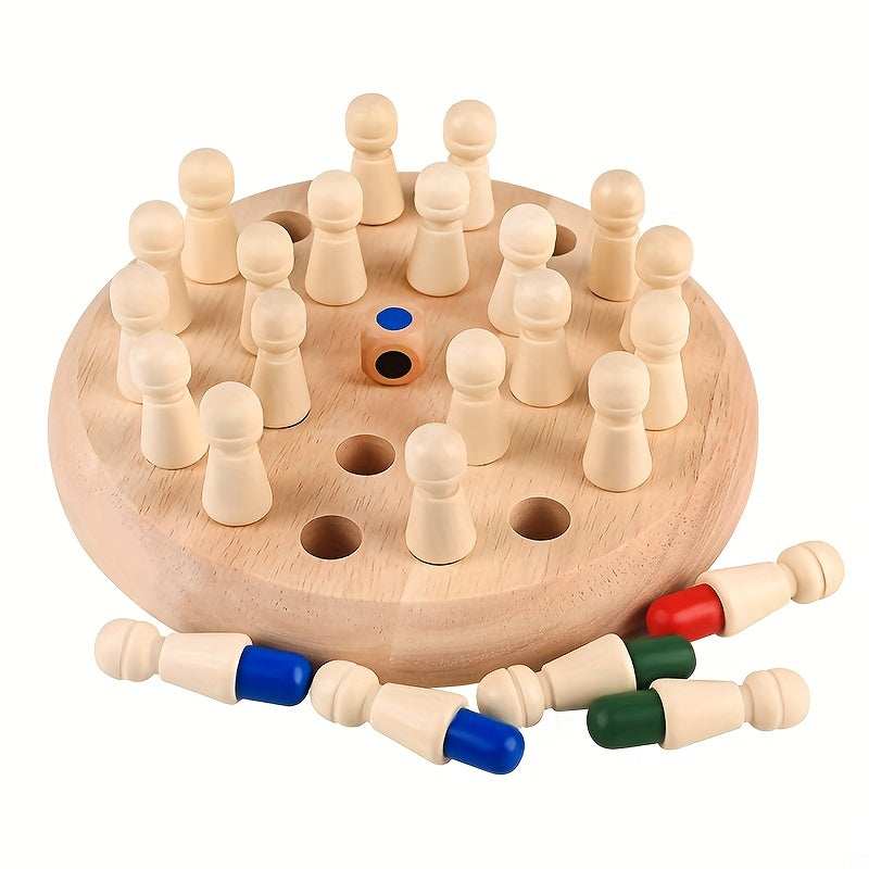 Holz Memory Spiel – Logikspass für Kinder