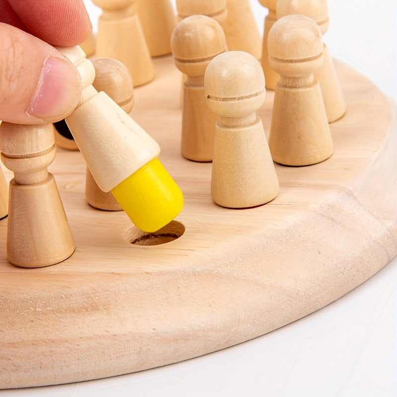 Holz Memory Spiel – Logikspass für Kinder