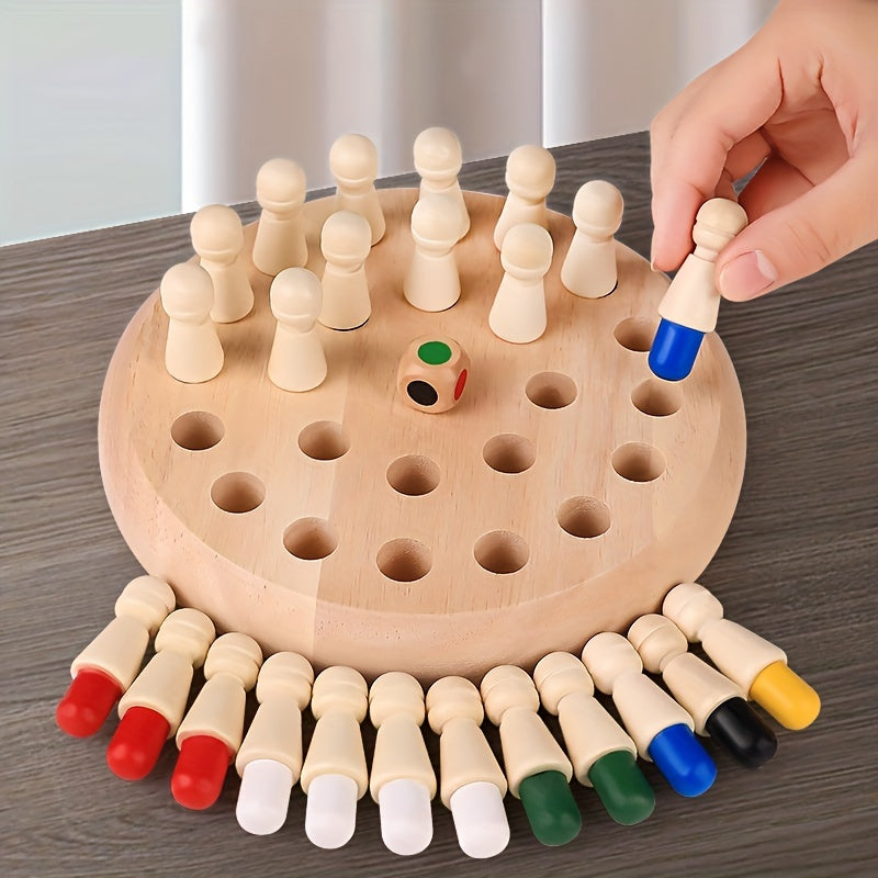 Holz Memory Spiel – Logikspass für Kinder