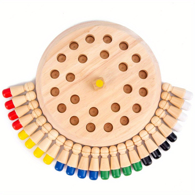 Holz Memory Spiel – Logikspass für Kinder