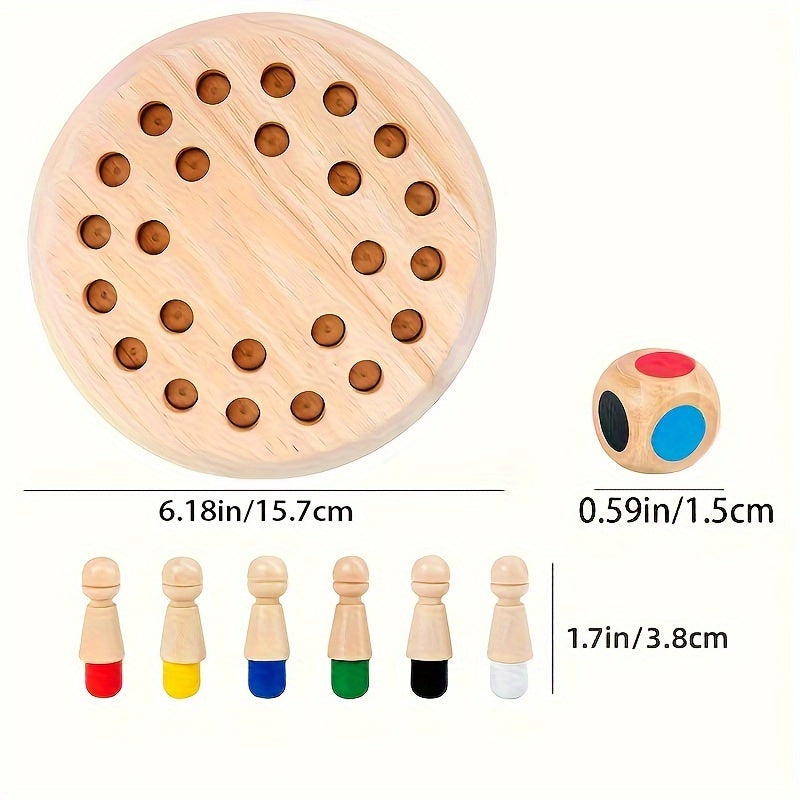 Holz Memory Spiel – Logikspass für Kinder