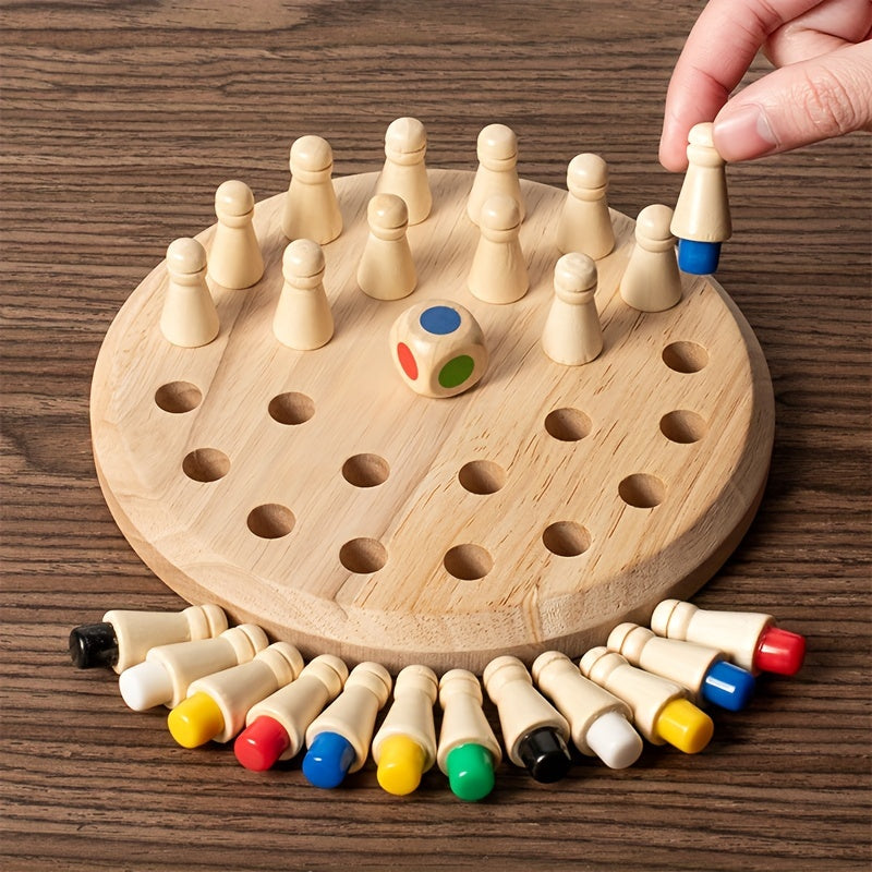 Holz Memory Spiel – Logikspass für Kinder